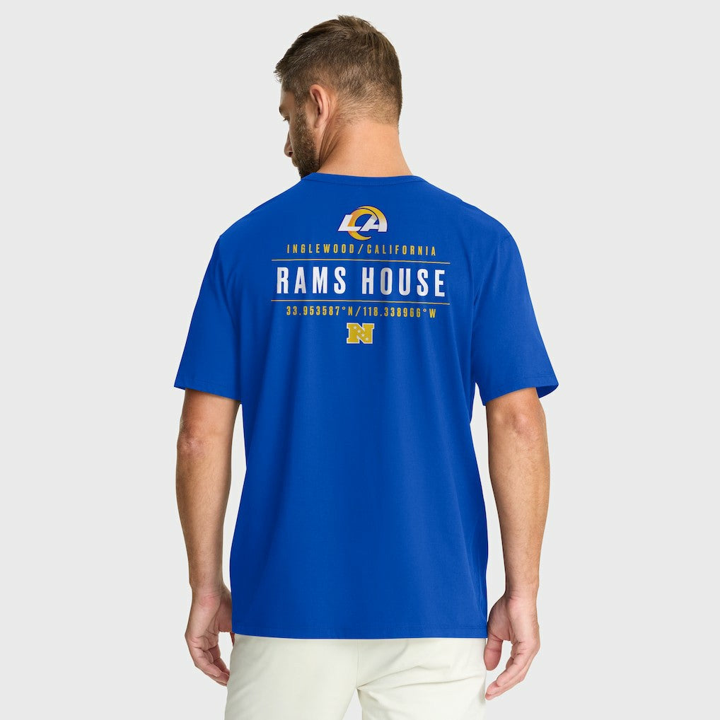 Los Angeles Rams Passing Pocket Legacy T-Shirt - Royal discount