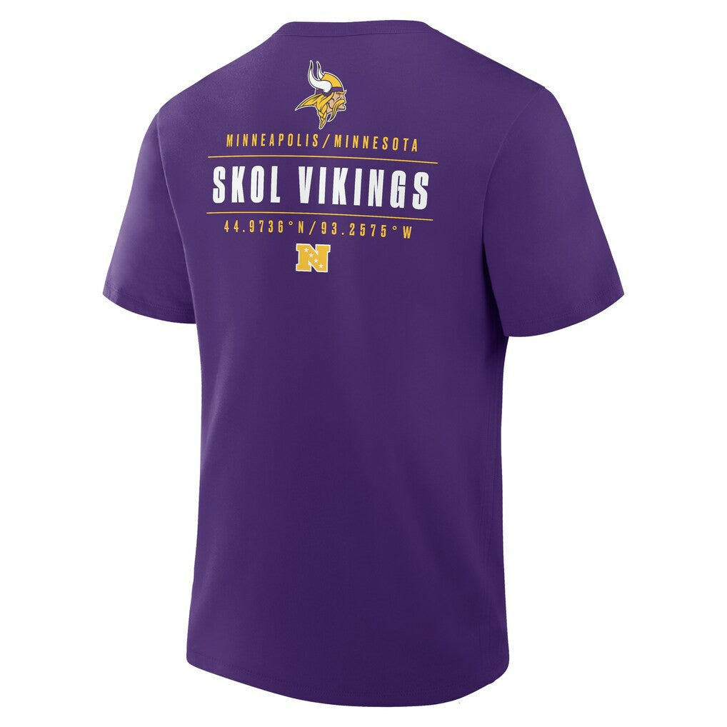 Minnesota Vikings Passing Pocket Legacy T-Shirt - Purple for sale
