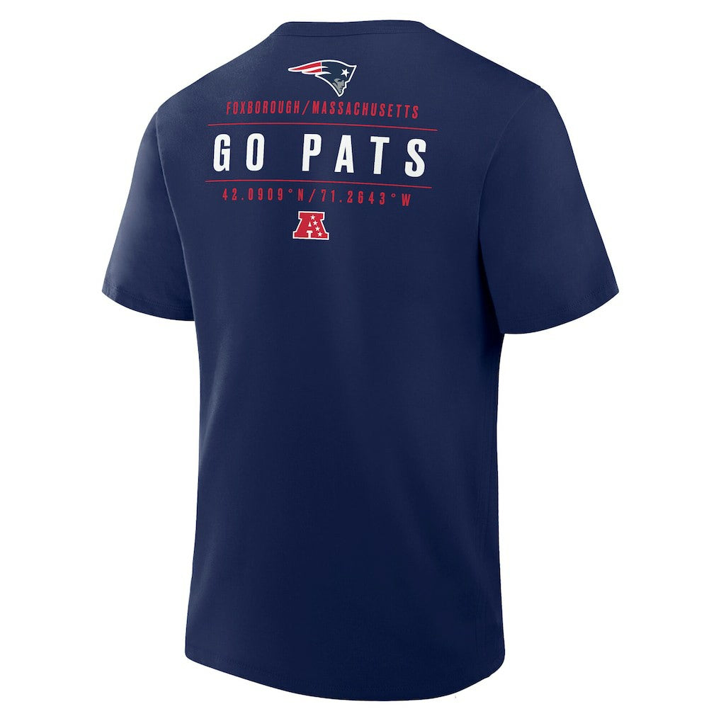 New England Patriots Passing Pocket Legacy T-Shirt - Navy sale