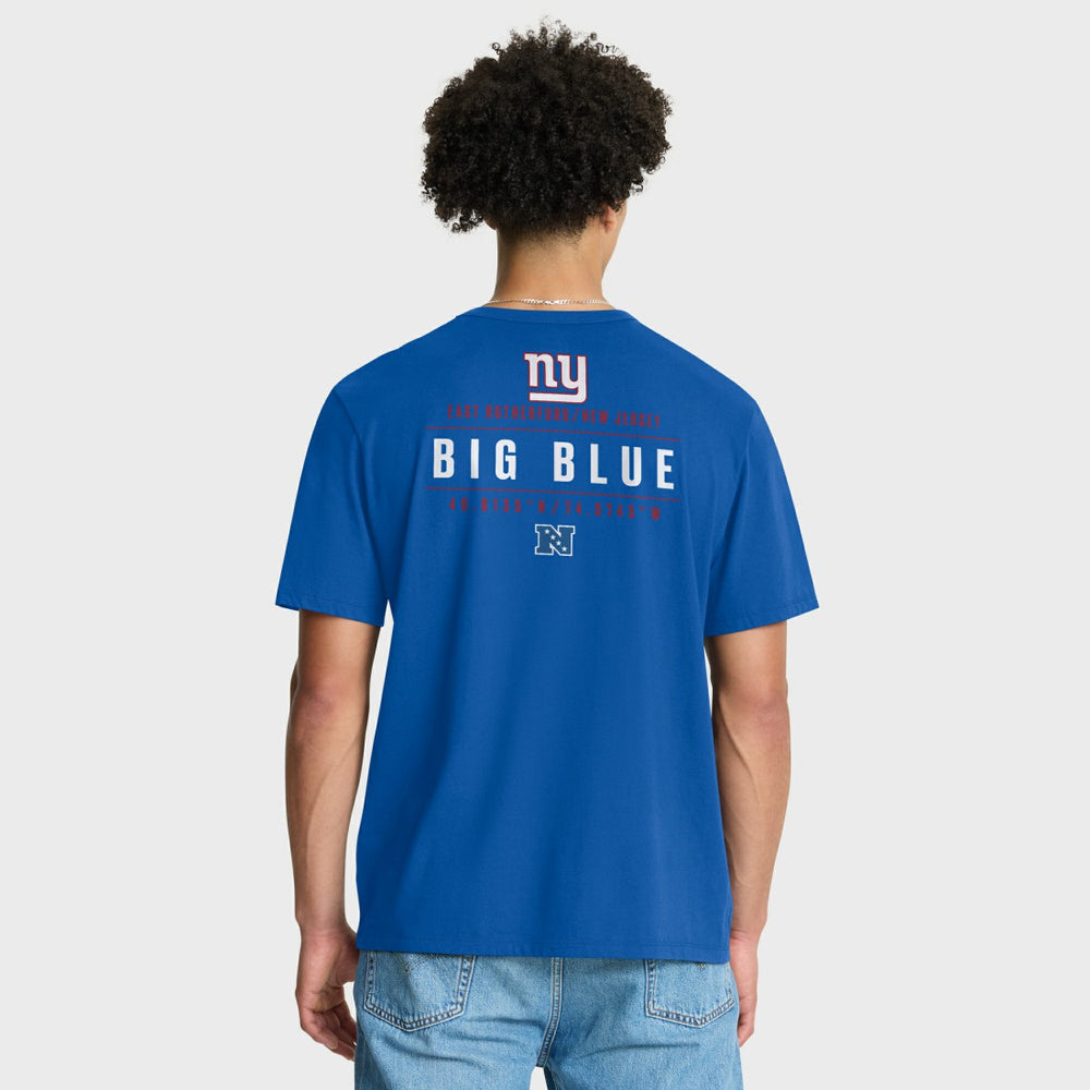 New York Giants Passing Pocket Legacy T-Shirt - Royal on sale