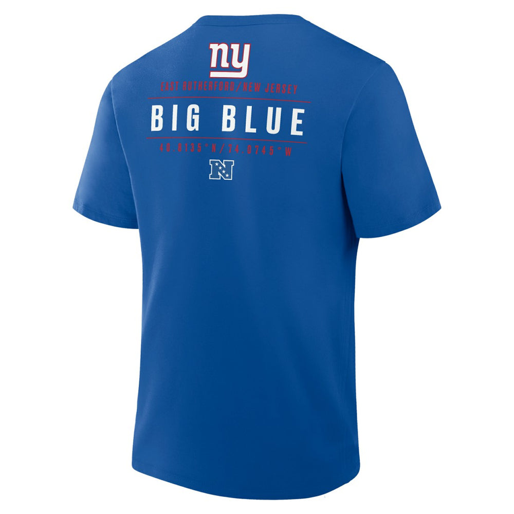 New York Giants Passing Pocket Legacy T-Shirt - Royal on sale