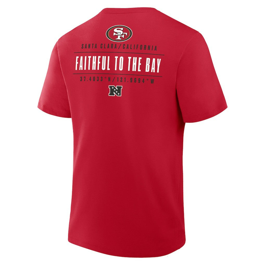 San Francisco 49ers Passing Pocket Legacy T-Shirt - Scarlet on sale