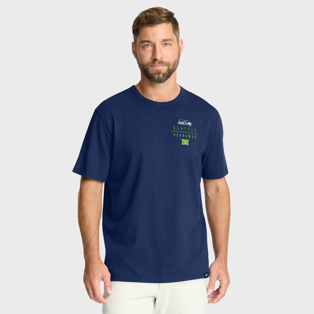 Seattle Seahawks Passing Pocket Legacy T-Shirt - College Navy sale