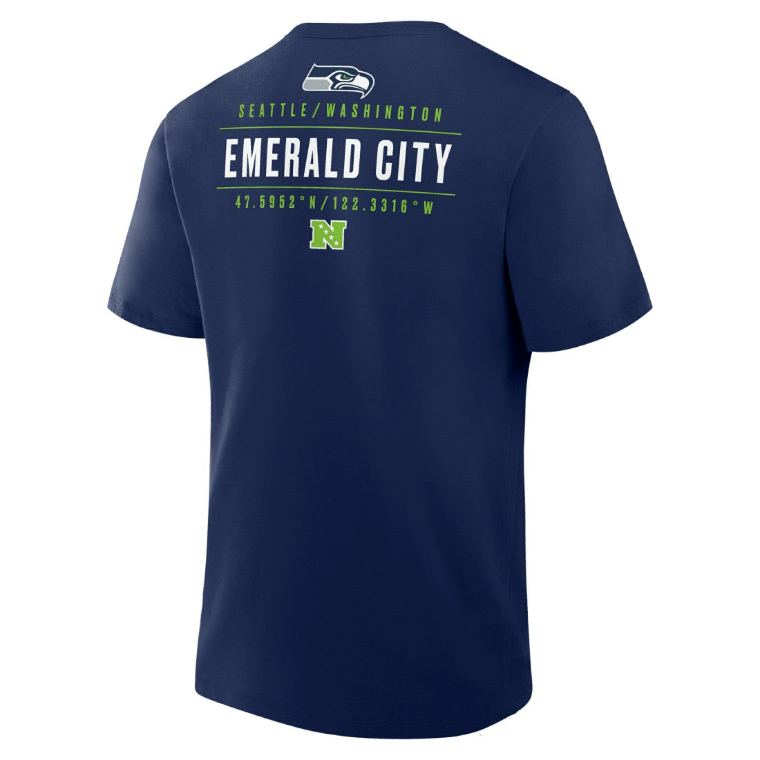 Seattle Seahawks Passing Pocket Legacy T-Shirt - College Navy sale