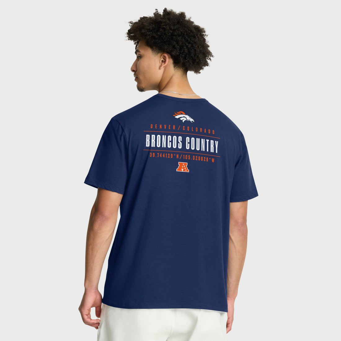 Denver Broncos Passing Pocket Legacy T-Shirt - Navy for sale