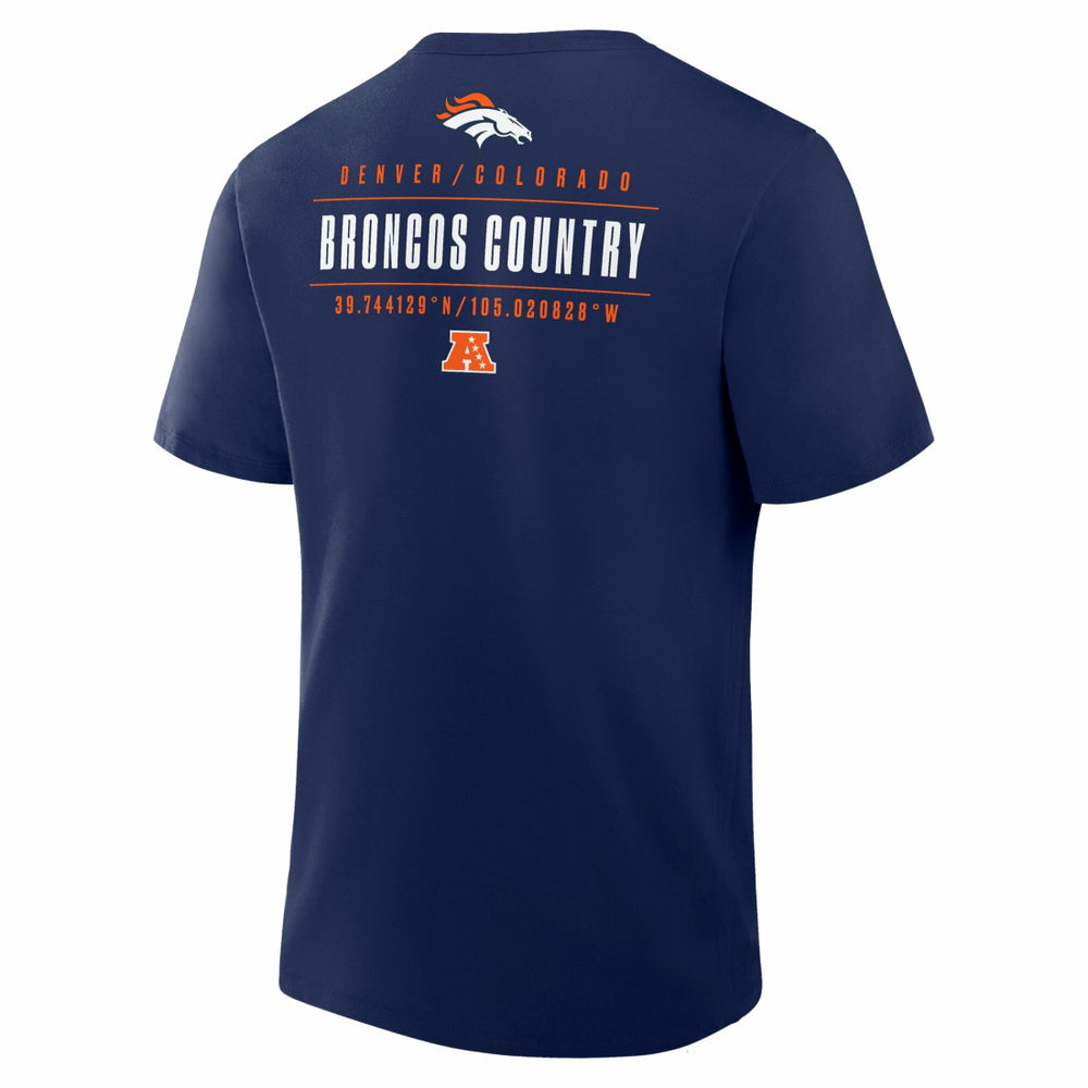Denver Broncos Passing Pocket Legacy T-Shirt - Navy for sale