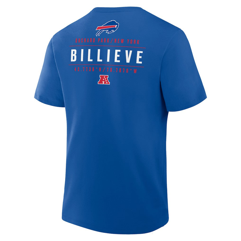 Buffalo Bills Passing Pocket Legacy T-Shirt - Royal for sale