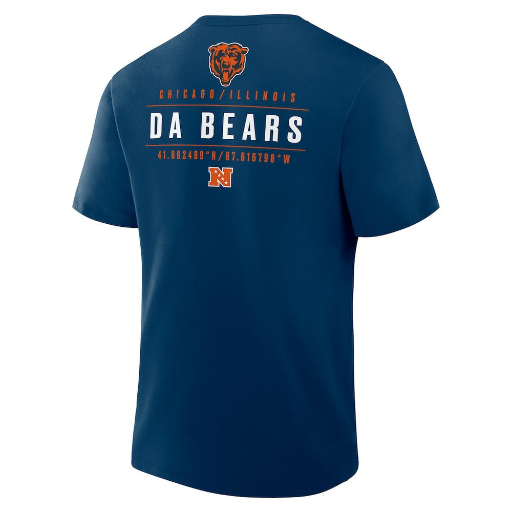 Chicago Bears Passing Pocket Legacy T-Shirt - Navy sale