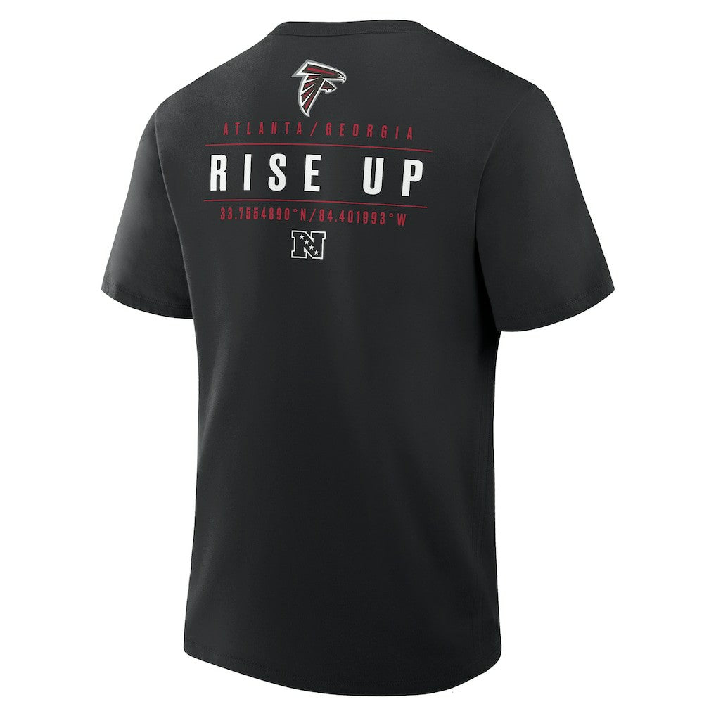 Atlanta Falcons Passing Pocket Legacy T-Shirt - Black for sale