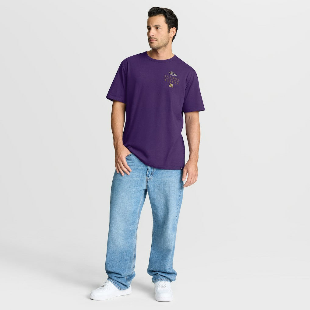 Baltimore Ravens Passing Pocket Legacy T-Shirt - Purple discount