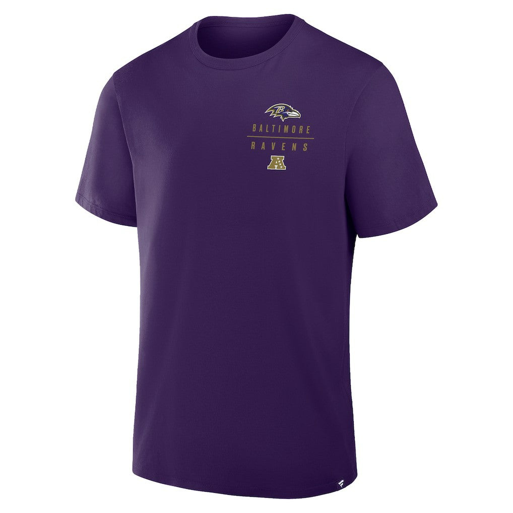 Baltimore Ravens Passing Pocket Legacy T-Shirt - Purple discount