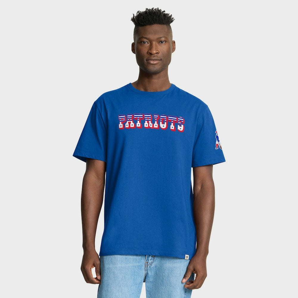 New England Patriots Elevated Classic Legacy T-Shirt - Royal discount