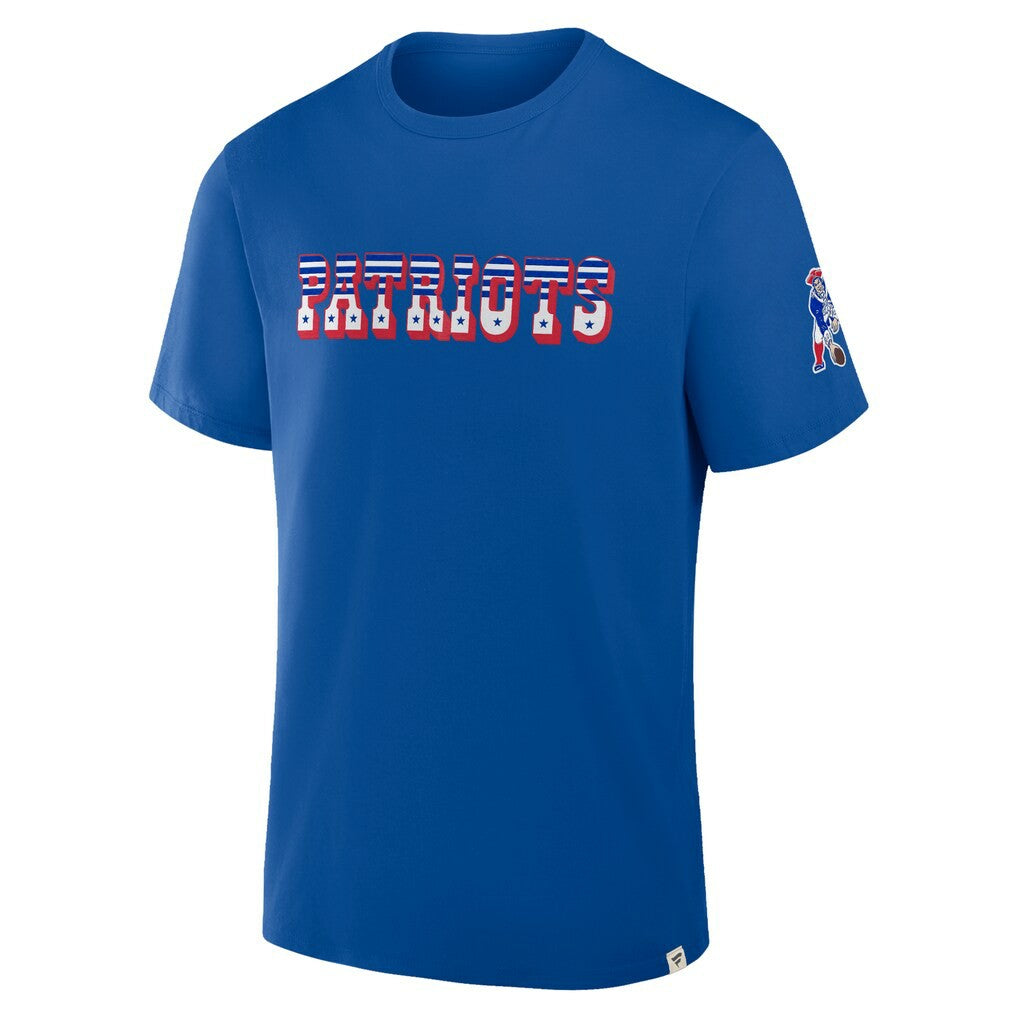 New England Patriots Elevated Classic Legacy T-Shirt - Royal discount