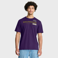 Baltimore Ravens Chop Block Legacy T-Shirt - Purple on sale