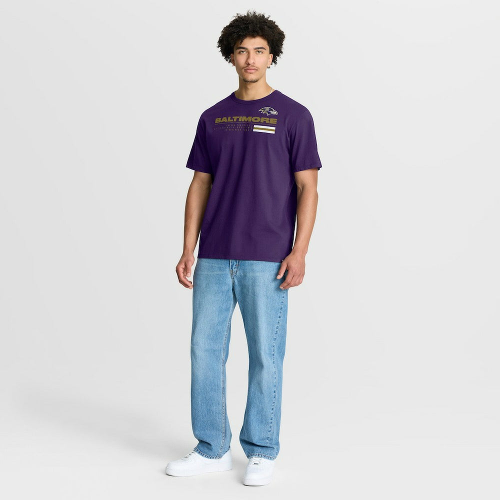 Baltimore Ravens Chop Block Legacy T-Shirt - Purple on sale