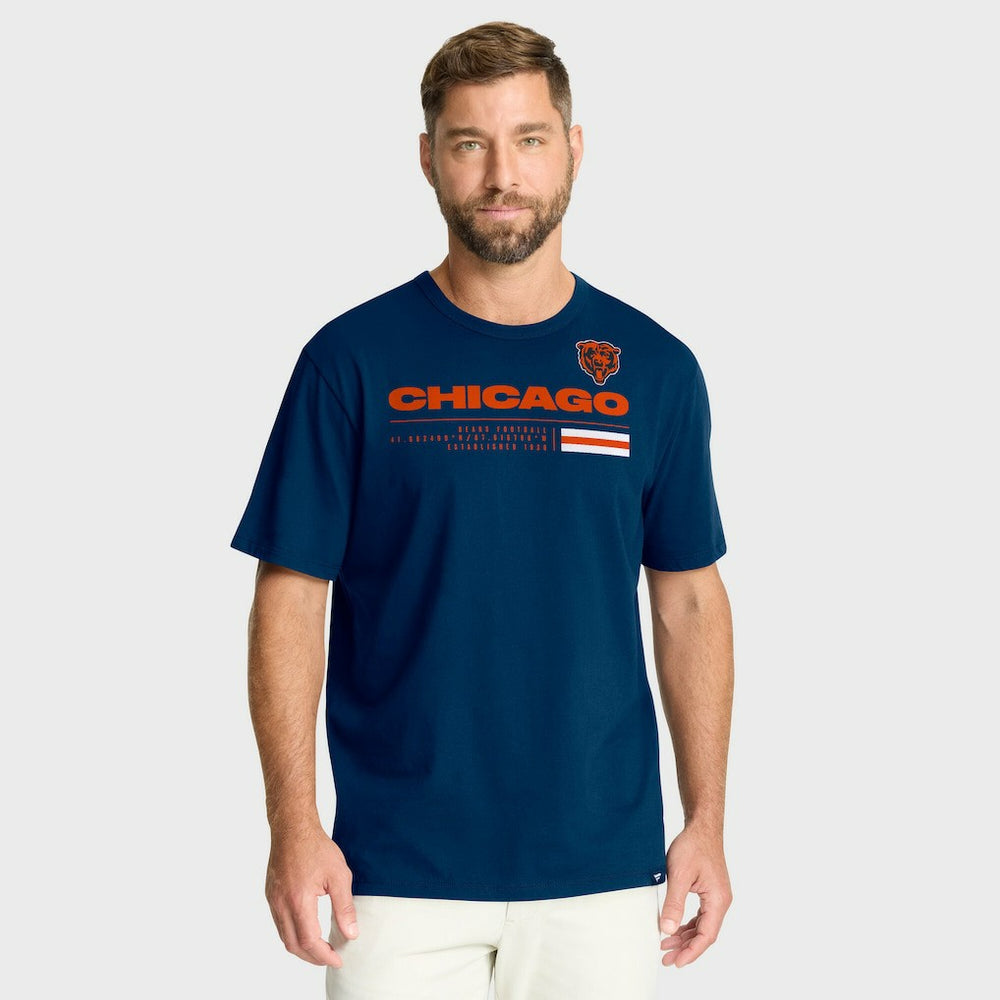 Chicago Bears Chop Block Legacy T-Shirt - Navy online