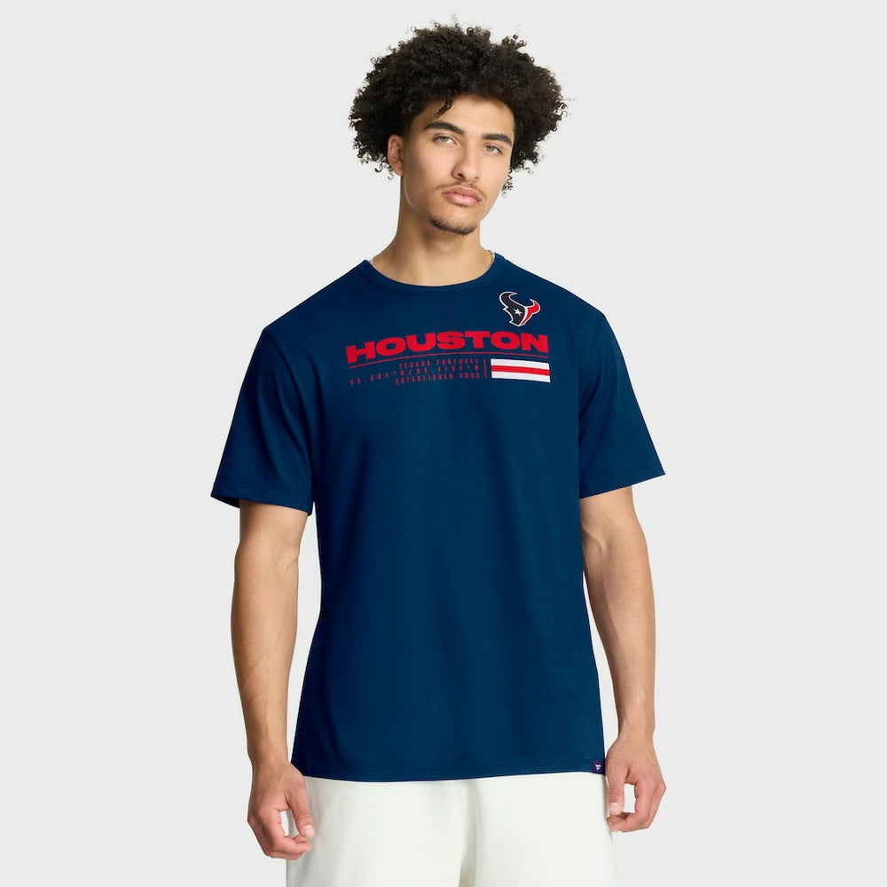 Houston Texans Chop Block Legacy T-Shirt - Navy for sale