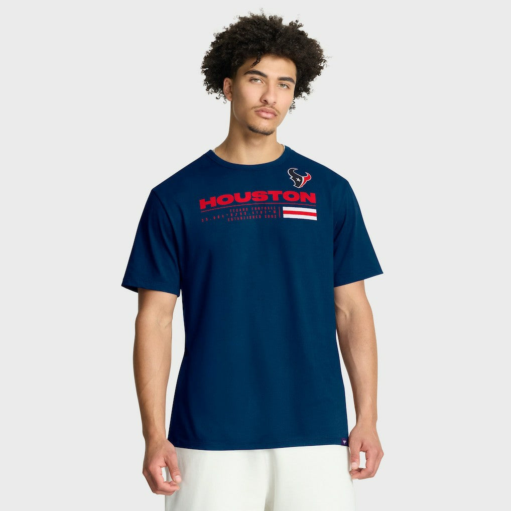 Houston Texans Chop Block Legacy T-Shirt - Navy for sale