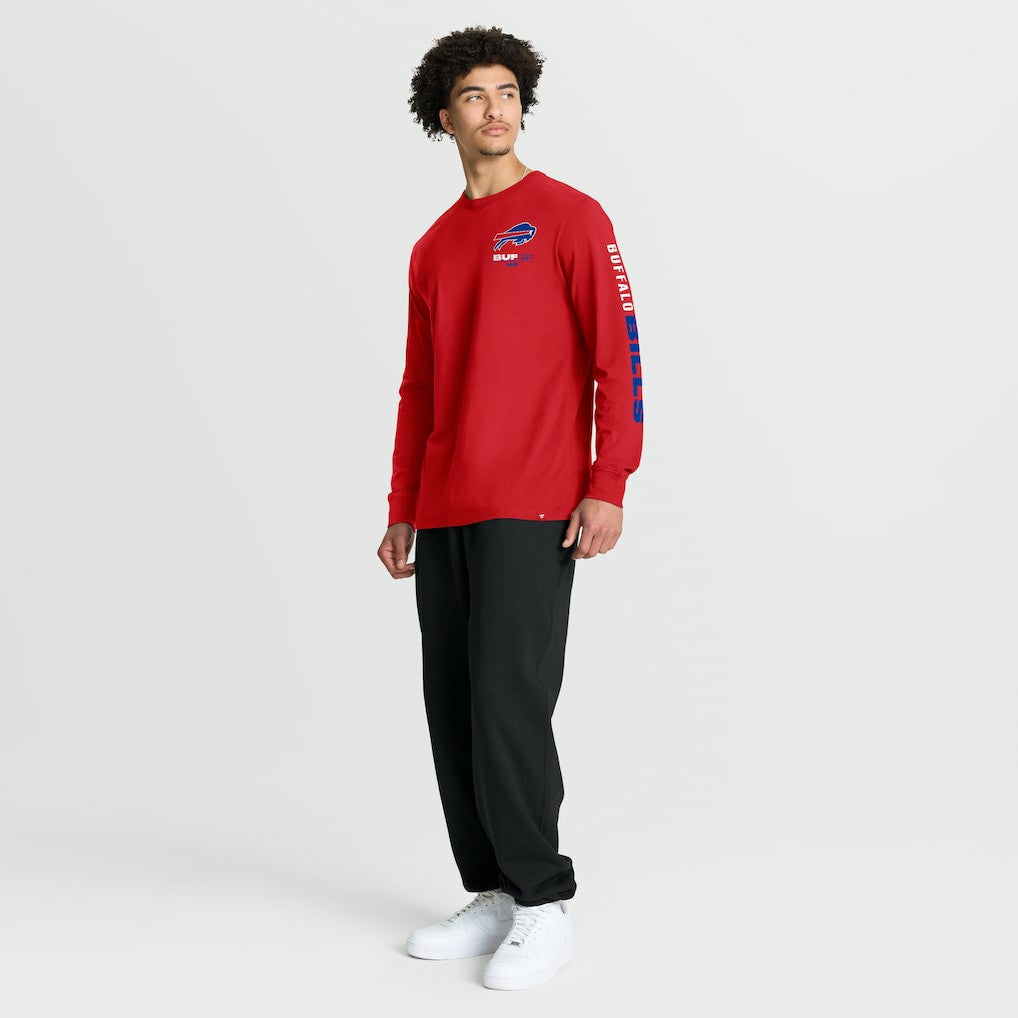 Buffalo Bills Clock Management Legacy Long Sleeve T-Shirt - Red sale