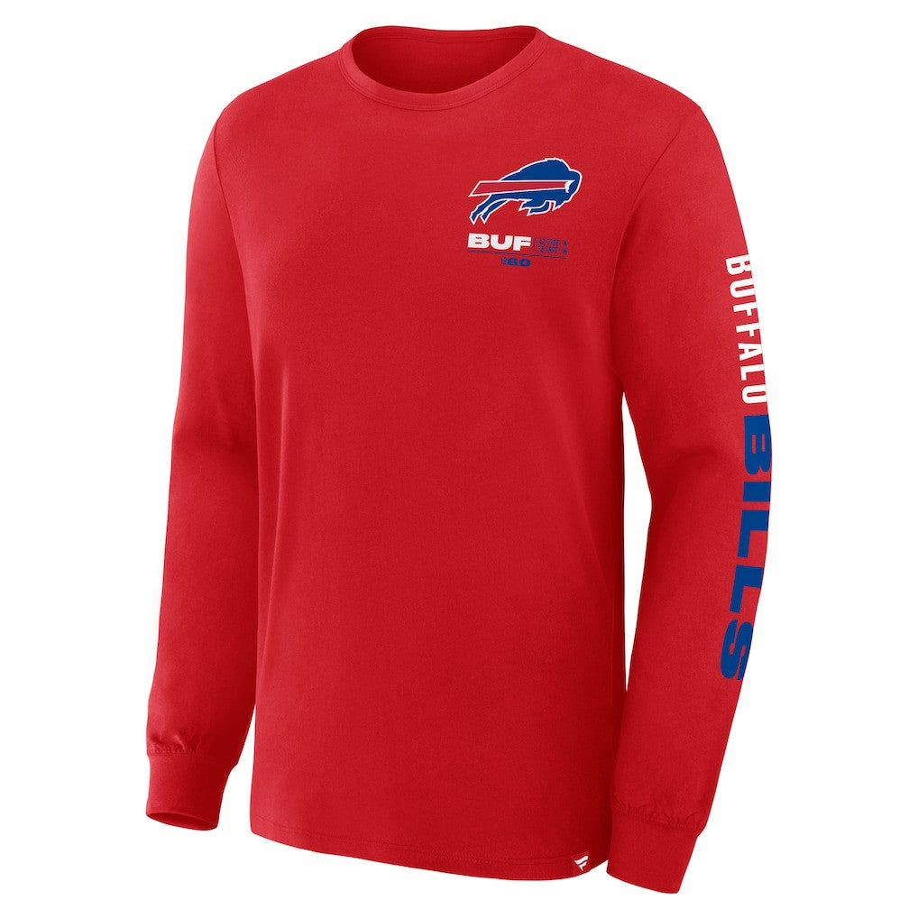 Buffalo Bills Clock Management Legacy Long Sleeve T-Shirt - Red sale