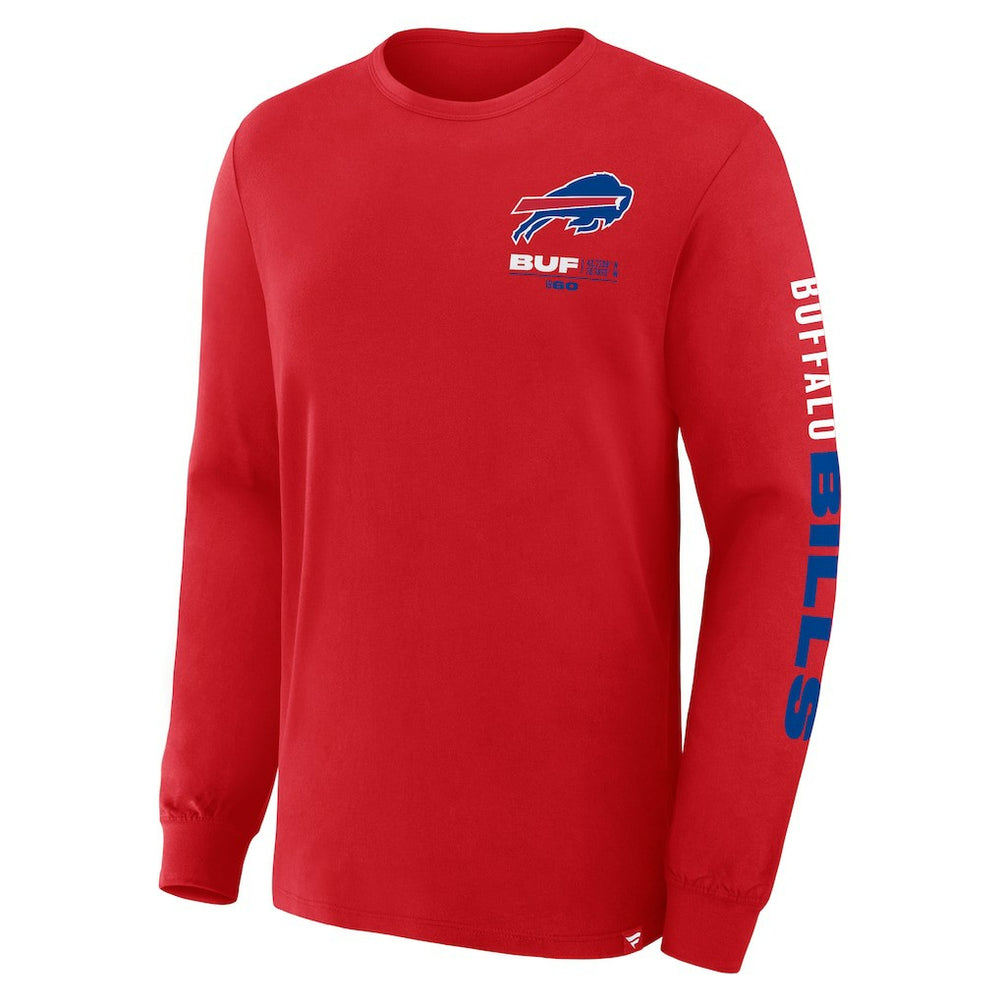Buffalo Bills Clock Management Legacy Long Sleeve T-Shirt - Red sale
