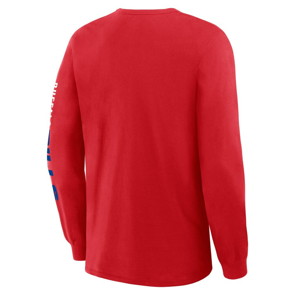 Buffalo Bills Clock Management Legacy Long Sleeve T-Shirt - Red sale