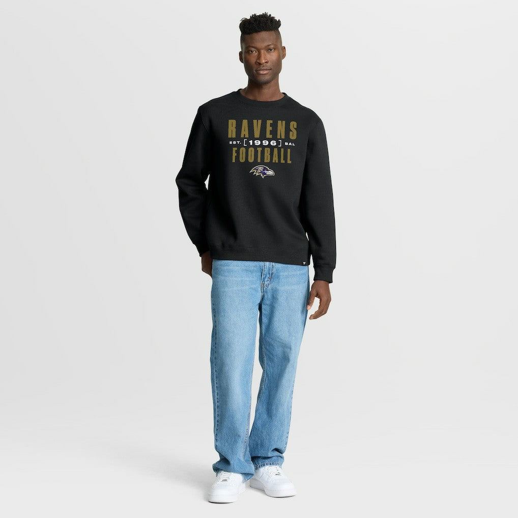 Baltimore Ravens Powerful Throw Legacy Pullover Sweatshirt - Black on sale
