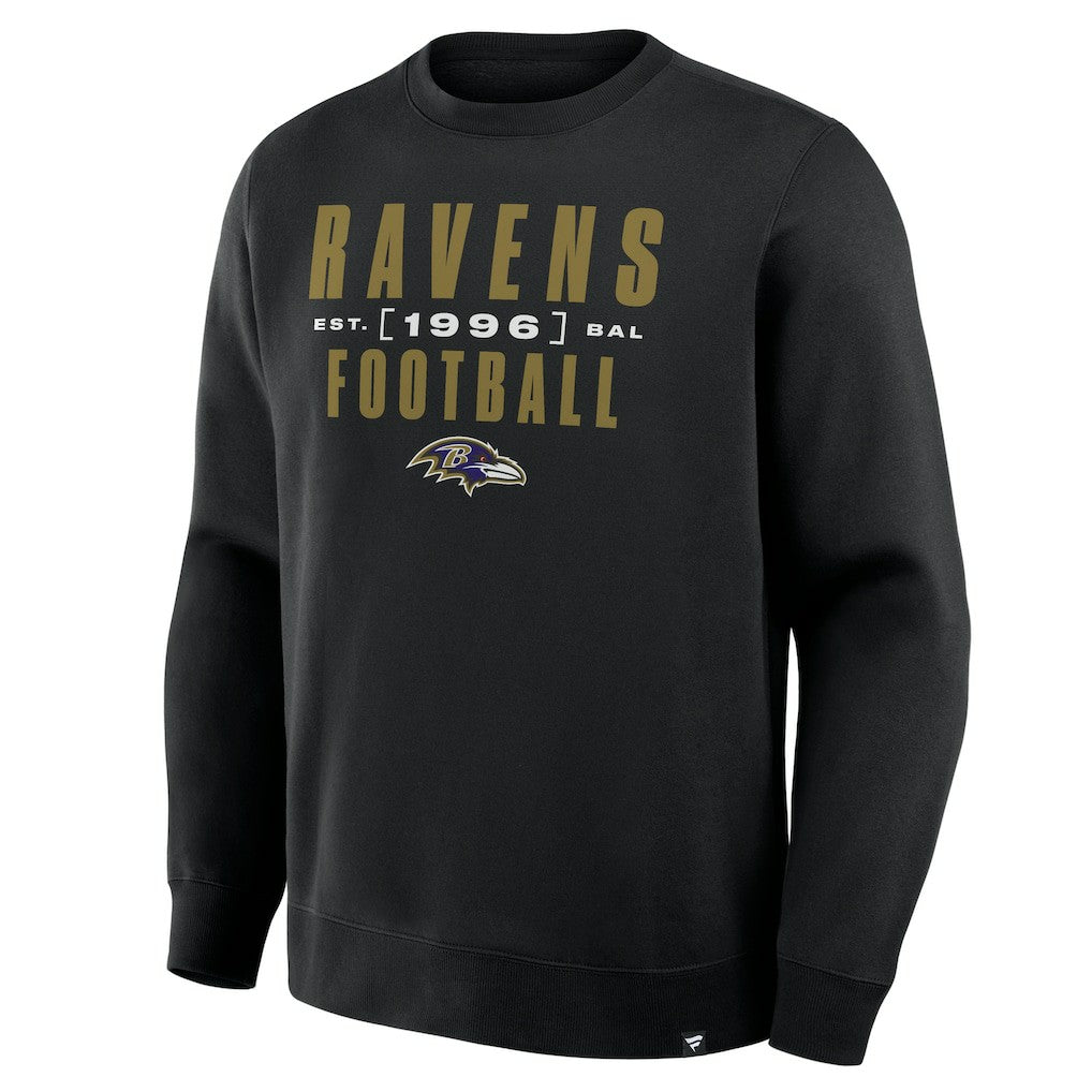 Baltimore Ravens Powerful Throw Legacy Pullover Sweatshirt - Black on sale