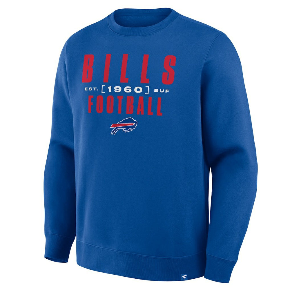 Buffalo Bills Powerful Throw Legacy Pullover Sweatshirt - Royal for sale