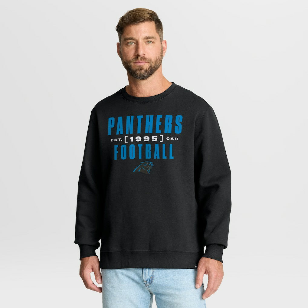 Carolina Panthers Powerful Throw Legacy Pullover Sweatshirt - Black outlet