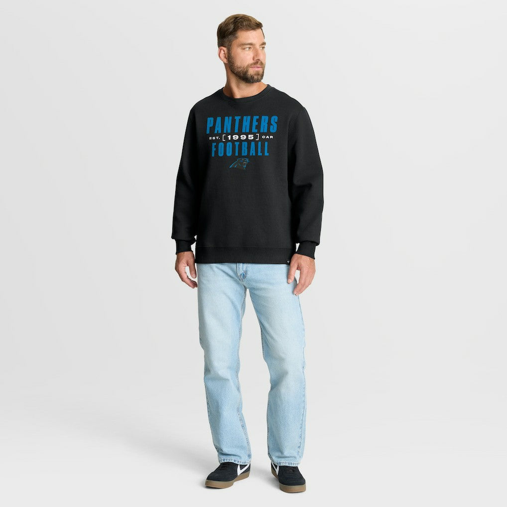 Carolina Panthers Powerful Throw Legacy Pullover Sweatshirt - Black outlet