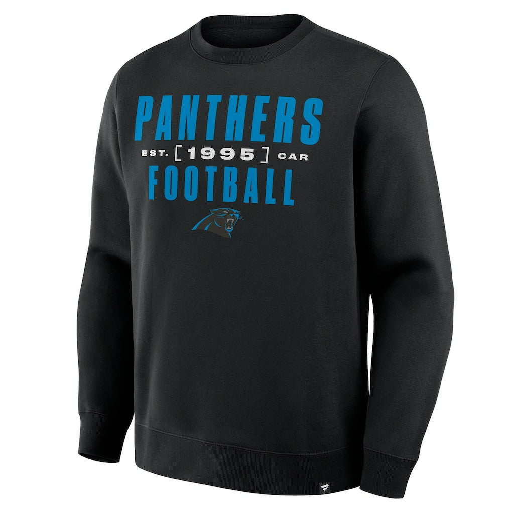 Carolina Panthers Powerful Throw Legacy Pullover Sweatshirt - Black outlet