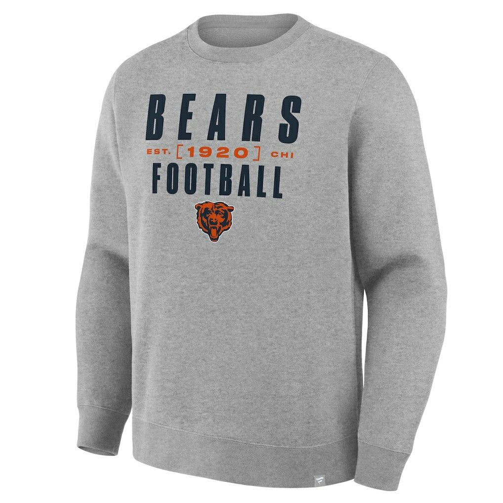 Chicago Bears Powerful Throw Legacy Pullover Sweatshirt - Heather Gray outlet