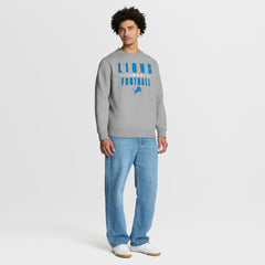 Detroit Lions Powerful Throw Legacy Pullover Sweatshirt - Heather Gray for sale