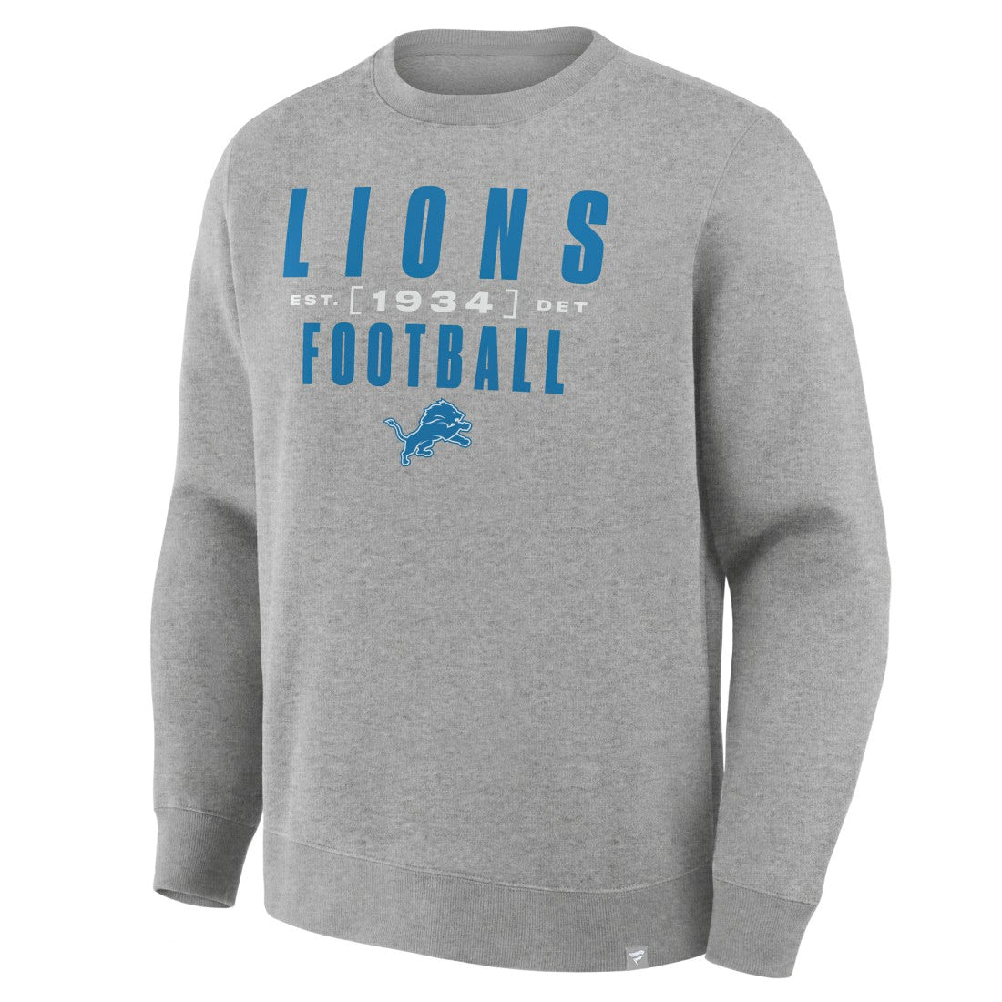 Detroit Lions Powerful Throw Legacy Pullover Sweatshirt - Heather Gray for sale