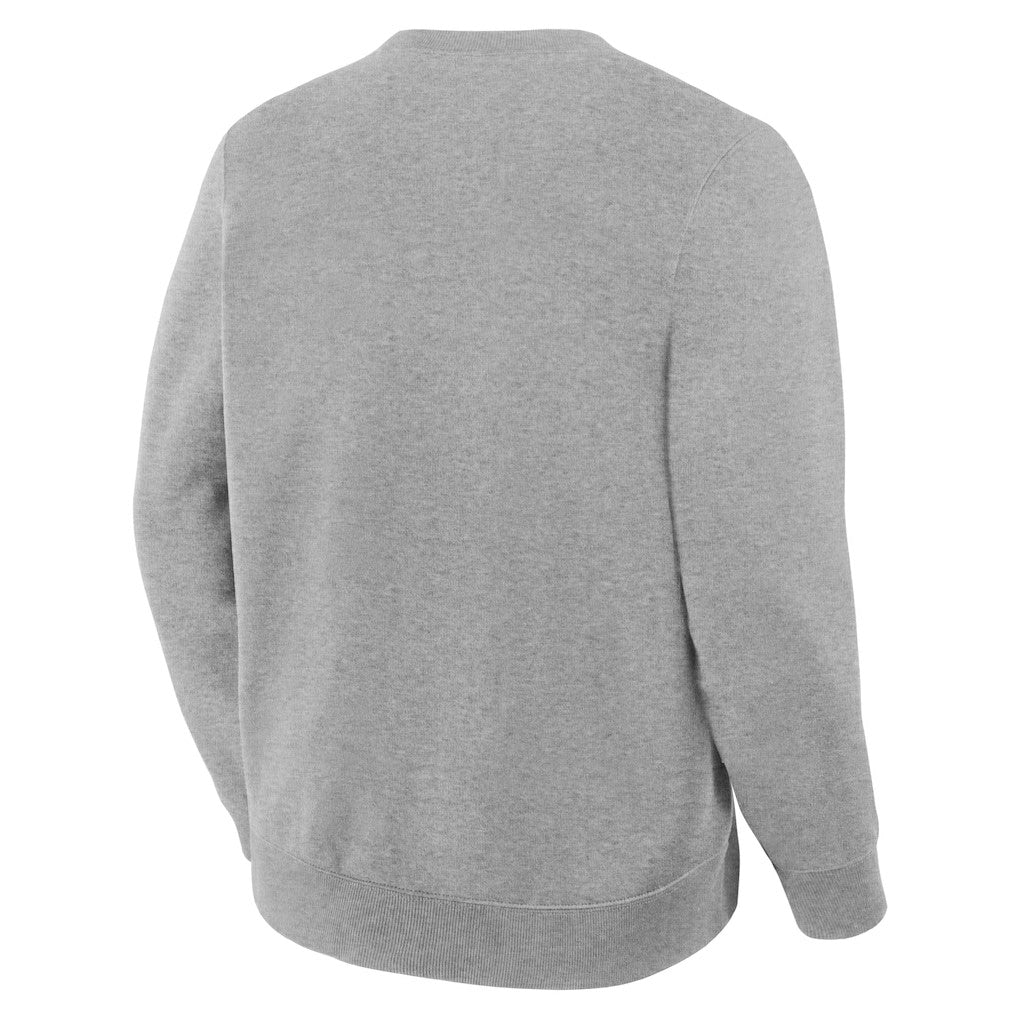 Miami Dolphins Powerful Throw Legacy Pullover Sweatshirt - Heather Gray discount