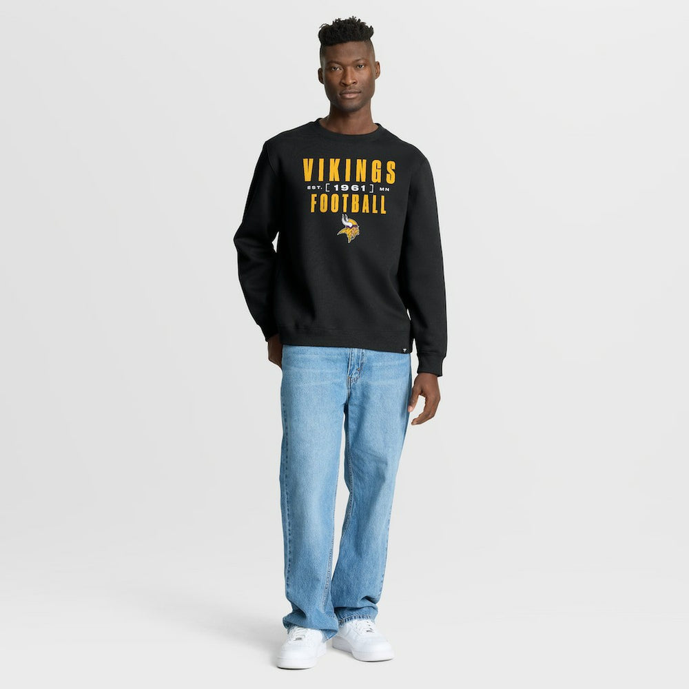 Minnesota Vikings Powerful Throw Legacy Pullover Sweatshirt - Black outlet
