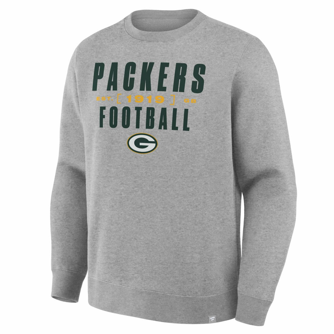 Green Bay Packers Powerful Throw Legacy Pullover Sweatshirt - Heather Gray for sale