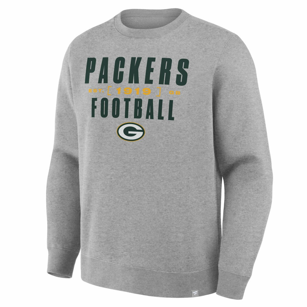 Green Bay Packers Powerful Throw Legacy Pullover Sweatshirt - Heather Gray for sale