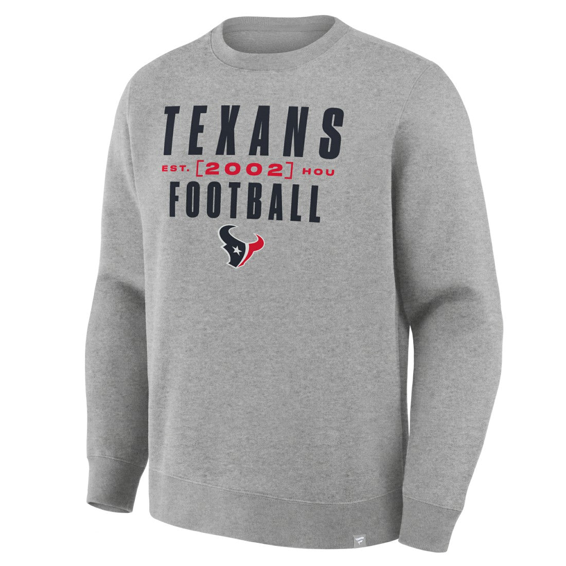 Houston Texans Powerful Throw Legacy Pullover Sweatshirt - Heather Gray online