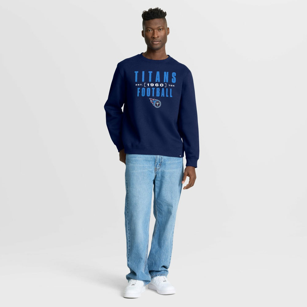 Tennessee Titans Powerful Throw Legacy Pullover Sweatshirt - Navy sale