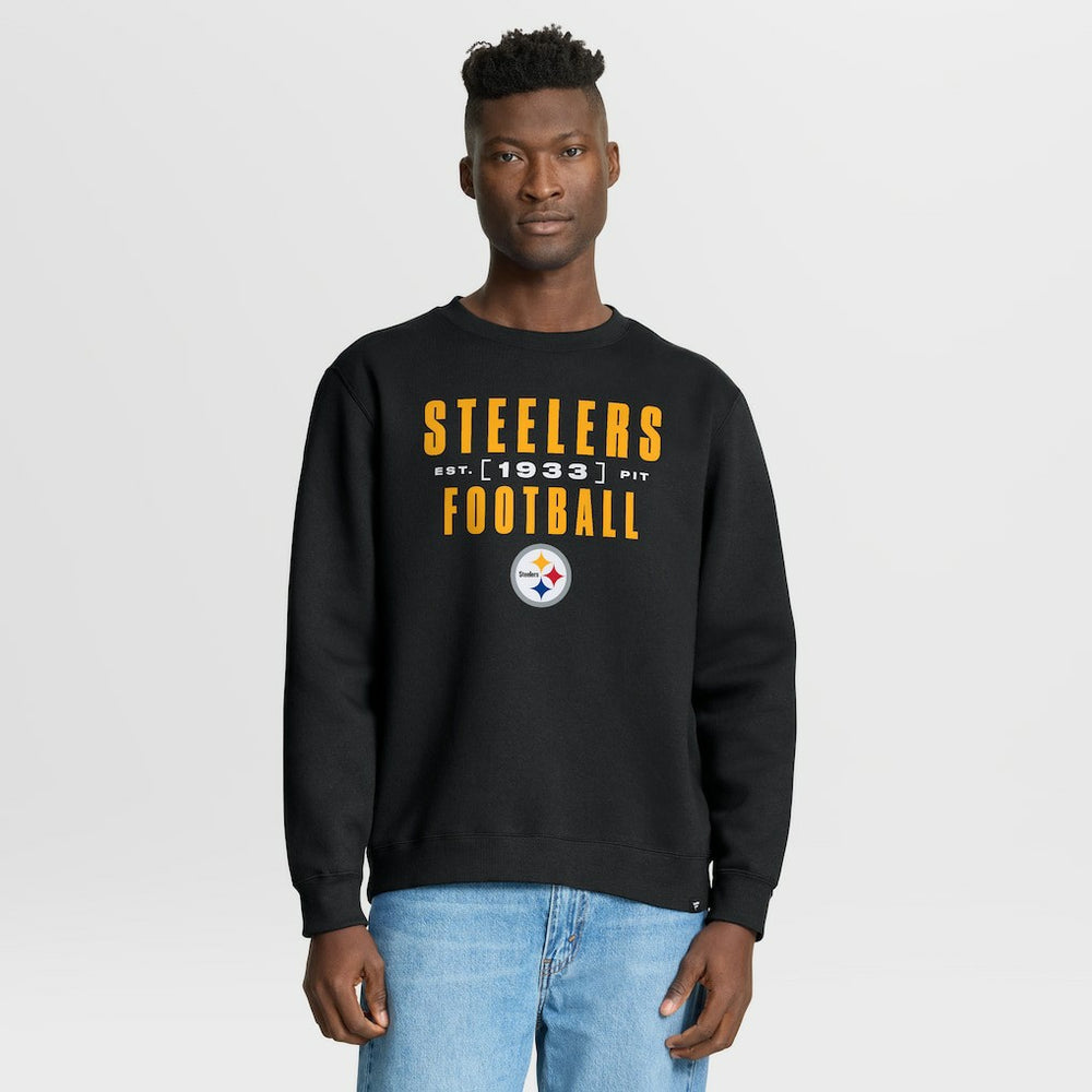 Pittsburgh Steelers Powerful Throw Legacy Pullover Sweatshirt - Black outlet