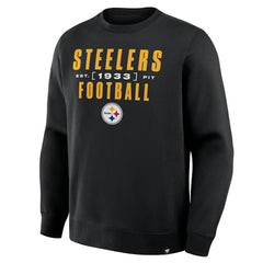 Pittsburgh Steelers Powerful Throw Legacy Pullover Sweatshirt - Black outlet