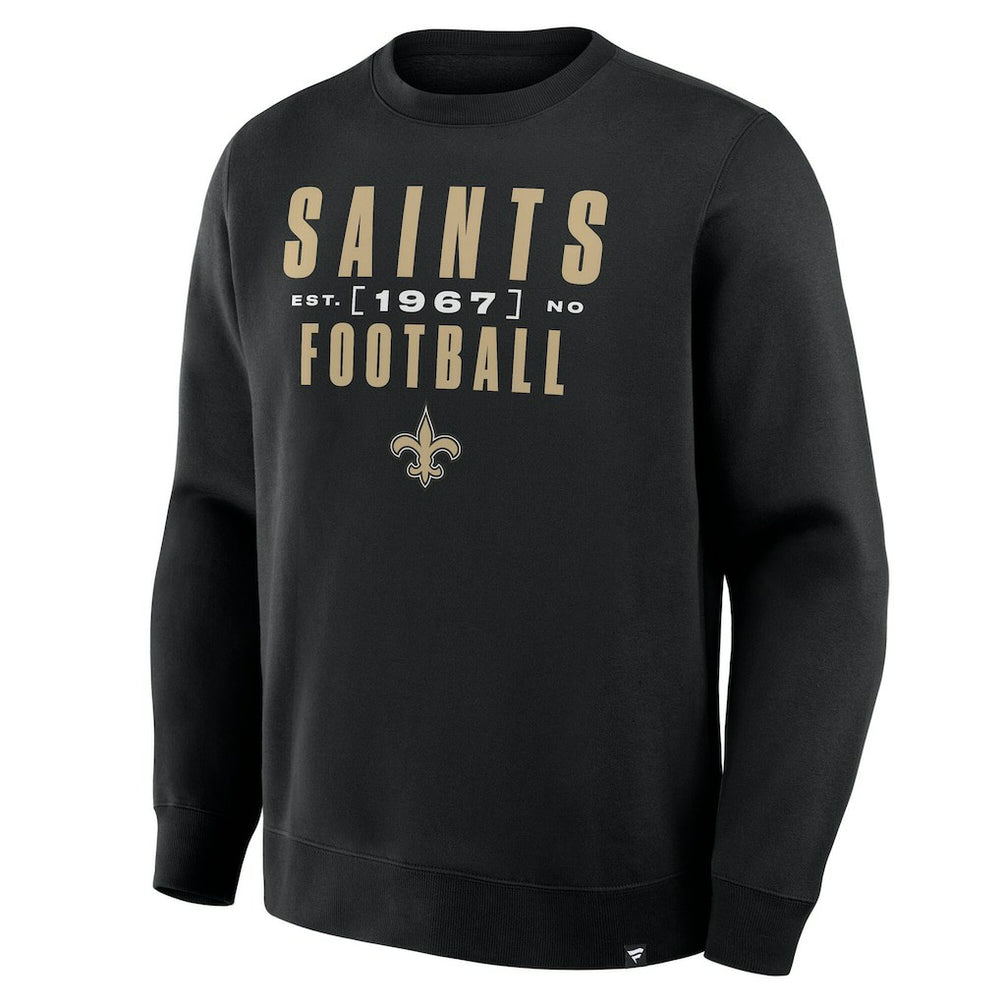 New Orleans Saints Powerful Throw Legacy Pullover Sweatshirt - Black online