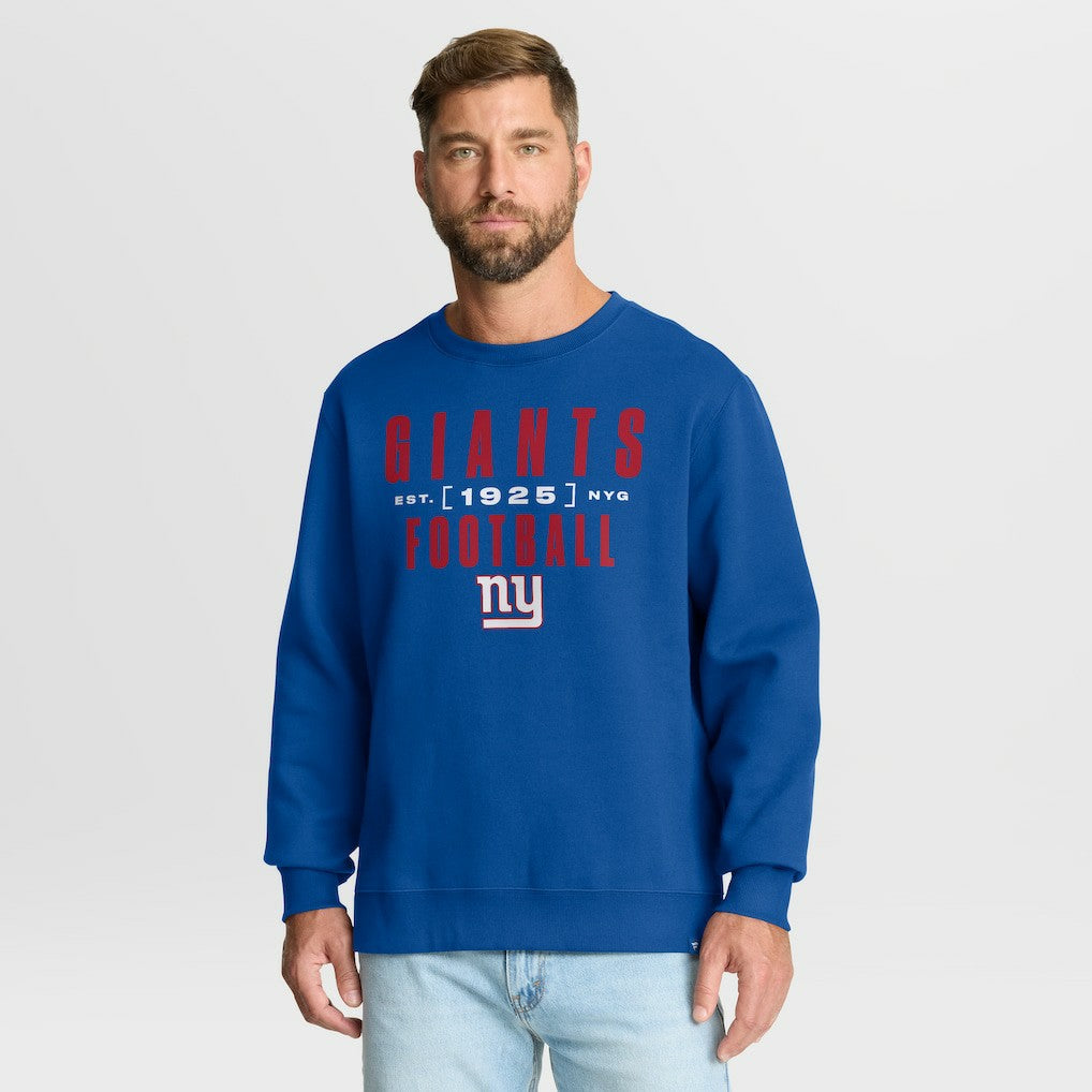 New York Giants Powerful Throw Legacy Pullover Sweatshirt - Royal discount