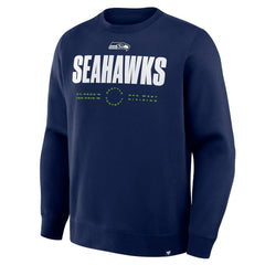 Seattle Seahawks Direct Handoff Legacy Pullover Sweatshirt - College Navy on sale