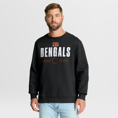 Cincinnati Bengals Direct Handoff Legacy Pullover Sweatshirt - Black sale