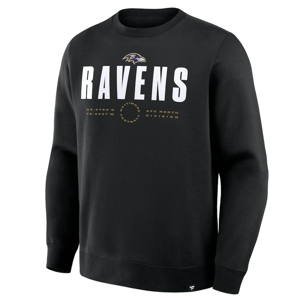 Baltimore Ravens Direct Handoff Legacy Pullover Sweatshirt - Black outlet