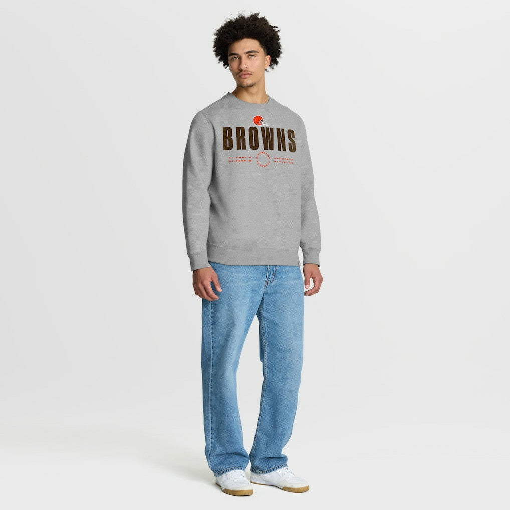 Cleveland Browns Direct Handoff Legacy Pullover Sweatshirt - Heather Gray for sale