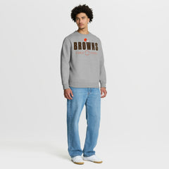 Cleveland Browns Direct Handoff Legacy Pullover Sweatshirt - Heather Gray for sale